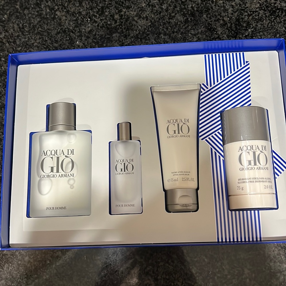 Men cologne Armani gio set
